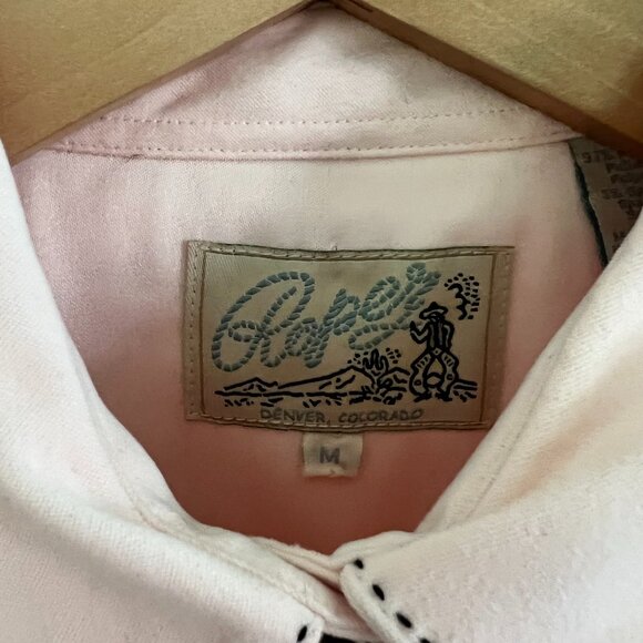 Roper Vintage Style Pink Pearl Snap Blouse - Picture 6 of 6